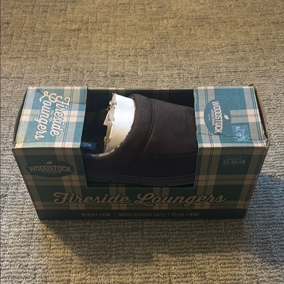 Van Heusen Mens Comfy Slip-on Micro Suede Softflannel Lining Slippers - Picture 6 of 7